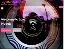 Tablet Screenshot of loyalmodels.com